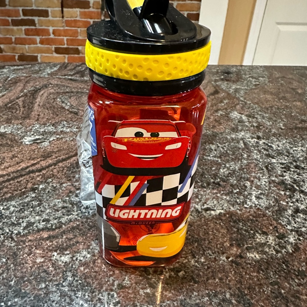 Disney Cars Lightning McQueen water bottle. Brand new in bag